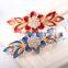 Large flowers and leaves hair clips, hair hair accessories, spring clip hair clips