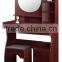 dressing table black color with white middle line