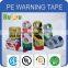 biggest manufacturer cheap & nice PE caution tape warning tape traffic barrier tape