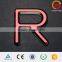 Transparency waterproof acrylic sign letters clear effect alphabetical 3d letters