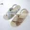 2015 New Design shiny fashion pcu ladies sandals