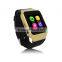 Smart Watch GSM Mobile Phone 850/900/1800/1900MHz Bluetooth cell phone Passometer Monitor Camera for Android phone 1.3MP camera