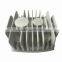 die casting aluminium alloy metal auto spare parts High power lamp shell heatsink