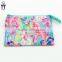 Heat transfer or silk printing mini canvas coin purse, lady wallet