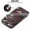 camouflage PU Leather Luxury Ultra Thin TPU Back Case Cover For Apple iPhone 5/S 6 6S Plus