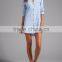 Wholesale Contrast Color Cotton Nightshirt For Women