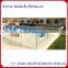 edges polished tempered glass panel for swimming pool fence