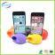 Promotion egg shape mobile phone silicone speaker