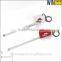 High Quality custom printed made innovative metal promotional keychain with steel tape measure