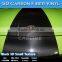 Air Free Super Glossy 5D Black Carbon Fiber Vinyl For Car Wrapping