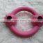 Cat Dog Pet Puppy Treat Molar Rubber Bone Biting Ring Chew Training Play Toy
