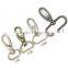 Wholesale metal alloy small antique key chain snap hook