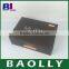 Fancy customization cardboard matte black box design