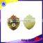 Hot-selling soft enamel plating gold golf ball markers with people head logo