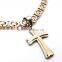 Custom cheap cross pendant necklace jewelry set discount stainless steel jewelry