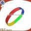 2015 hot sale charm colorful dye customize soft silicon/PVC/rubber bracelet