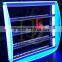 led acrylic tobacco led display with tracks and door