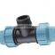 PP compression fittings 20-110 equal tee pp fitting