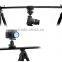 slider rail dolly track for camcorder with panhead