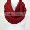 Winter Fashion Ladies Ripple Stitch Infinity Scarf, Circle Loop Scarf