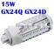 15W GX24Q 4 pins LED lamp 20W 30W 13W 11W 9W option LED replacements of 42W CFL