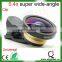 2016 trending products smartphone gadgets universal clip 0.4x super wide angle lens camera lens selfie lens for iPhone HTC LG