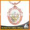 Free mould fee silver metal digital printing Middle East Islam custom key holder
