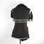 Real rabbit fur vest with knitting back/high quality rabbit fur vest KZ14003