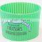fine quality multicolor avoided heat silicone cup coaster maker