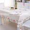New design elegant Handmade embroidery cheap table cloth