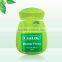 waxed with fresh mint flavor dental flosser with private label