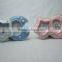 Ceramic middle size shoe shaped double holes baby girl boy photo frames