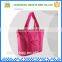Custom pink polyester multifunction tote mummy nappy bag