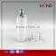 wholesale triangle bottle white transparent color 30ml 50ml 80ml 120ml empty plastic bottles skin cream acrylic lotion bottle