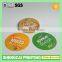 Round waterproof sticker for packaging