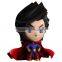 3D model mini toy superman doll customize plastic superman toys