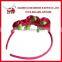 wholesale polka dots pink ribbon bow hairband