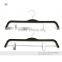 The solid plastic pant&skirt hanger,plastic bottom hanger,50*17mm flat metal clip