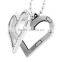 SRP6004 Fashion Jewelry 2015 Silver Heart Shaped Zircon Lockets Glass Memory Lockets Stainless Steel Jewelry
