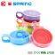Outdoor Silicone Collapsible Cup Folding Drinking Cup With Lid