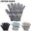 Gloves Cotton Knitted Gloves Poly Cotton Gloves/Guantes De Algodon 042