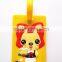 Soft Rubber Bag Tags Wholesales Animation PVC Luggage Tag Manufacture