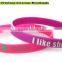 wholesale embossed writing silicone wristband