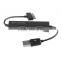 Low-cost high-speed plastic casing 1 port MINI USB OTG(on-the-go) Cable for iphone and 3 port USB 2.0 HUB