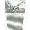 Stylish Ladies Women Sexy High Waist Striped Stretch Bodycon Package Hip Knee Length Skirt
