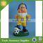Wholesale Funny Resin Soccer Gnome figurine wholesale