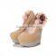 Wedge High Heel Shoes Colorful Faction in 2016 CP6082