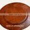 China Wholesale Red Wooden Woven Dessert Plate