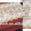 2015 Newest round embroidred printed pvc table cloth with straight/lace /wave edge