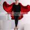 wholesale genuine cashmere cape with fox fur hood trim CC04